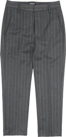 Dondup Cropped Broeken - Dames - Vrijetijds broeken - Grijs - W25 - Broeken
