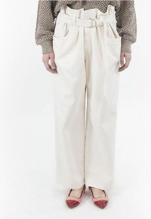 Brunello Cucinelli Paperbag Wasit Denim Jeans Size S