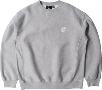 by Parra Balloon Logo Cross-Grain Crewneck - Heren - Sweatshirts - Grijs - L - Katoen - Hoodies & sweatvesten