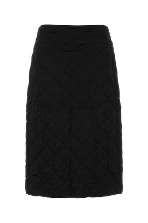 Jil Sander Womens Black Viscose Skirt - Size EU 36 (Womens)