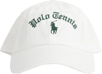 Polo Ralph Lauren Geweven pet - Heren - Petten - Wit - ONE Size - Katoen - Accessoires