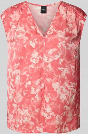 HUGO BOSS Blusentop aus Seiden-Mix Modell BINADI in Pink, Größe 38