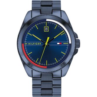 Tommy Hilfiger Riley Mens Blue Watch 1791689 Stainless Steel (archived) - One Size