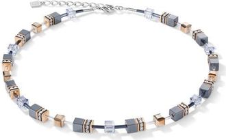 Coeur de Lion Geocube Necklace in Ice Blue at Nordstrom