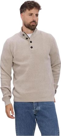 Saint Steve Lesley Sweater - Heren - Ronde hals truien - Beige - XL - Katoen - Truien & Vesten