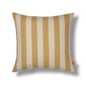 Ferm Living Strand Outdoor Kissen, 50 x 50 cm, warm yellow / parchment