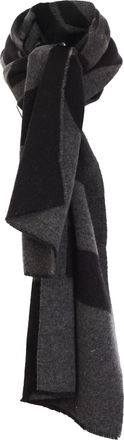 HUGO BOSS Hugo Mens Accessories Scarf in Grey Wool - One Size