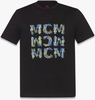 MCM Aquatic Logo T-shirt In Organic Cotton