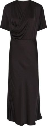 Bruuns Bazaar Weckia BBNeemasa Jurk - Dames - Wikkelkleedje - Bruin - S - Kleedjes