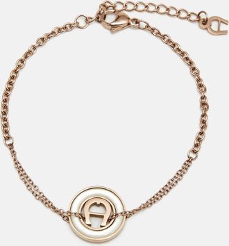 Aigner Bella Composite Rose Gold Tone Bracelet