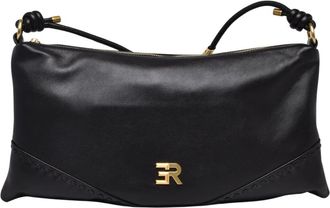 Ermanno Scervino Tassen, Dames, Zwart, ONE Size, Leer, Alicia Schoudertas