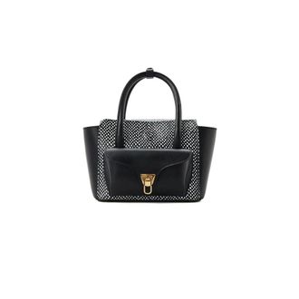 Coccinelle Elaphe Handtas - Dames - Handtassen - Zwart - ONE Size - Katoen - Tassen