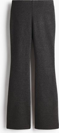 H&M Ausgestellte Hose aus Strickstoff - Grau