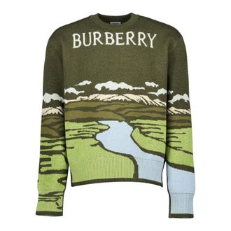 Burberry Heren, Truien, Veelkleurig, Maat: XL Wol