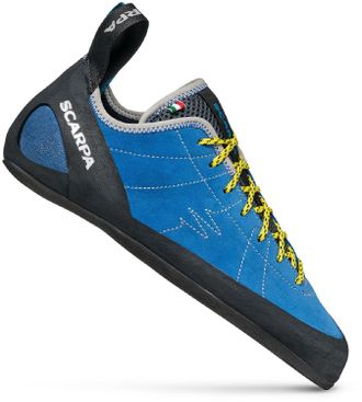 Scarpa Mens Helix Climbing Shoes Blue 45 EU