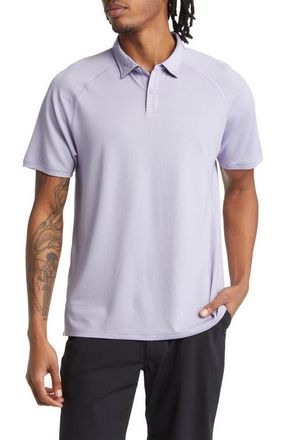 Rhone Delta Piqu&eacute; Performance Polo in Mellow Lavender at Nordstrom, Size Large
