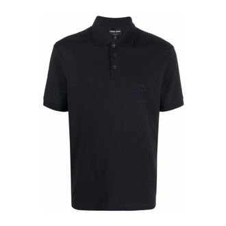 Giorgio Armani Heren, Tops, Blauw, Maat: 4XL Katoen