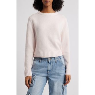 PacSun Naomi Crewneck Sweater in Light Pink at Nordstrom Rack, Size X-Large