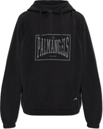 Palm Angels Hoodies & sweatvesten, Heren, Zwart, M, Katoen, The Hoodie