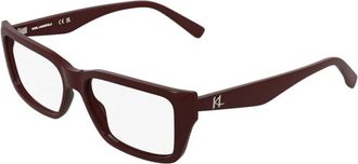 Karl Lagerfeld Kl 6212 601 Optisch Montuur - Dames - Brillen - Rood - 55 MM - Accessoires