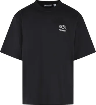 Off-white Offline Half Arrow Skate Relaxed Black T-Shirt