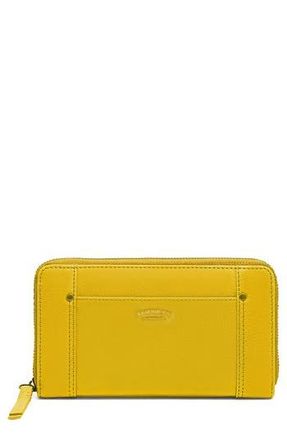 American Leather Co. Austin Continental Leather Wallet in Marigold at Nordstrom Rack