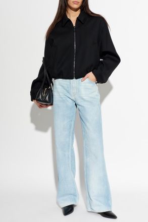 Michael Michael Kors Jacket With Pockets, Womens, Black