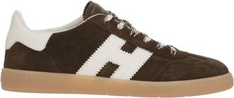 Hogan Brown Cool Iconic H Sneakers