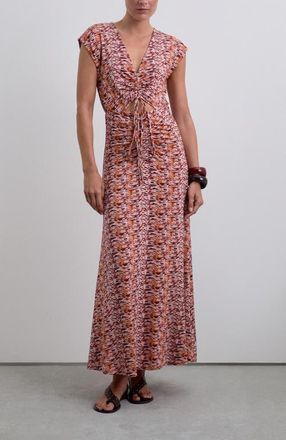 Scalpers Cordzebfila Dress in Animalprint at Nordstrom, Size Medium Eu