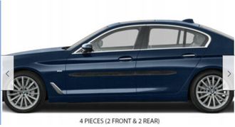 OEM Bmw 5 2017-2022 - Molduras Laterales De Puertas Negras