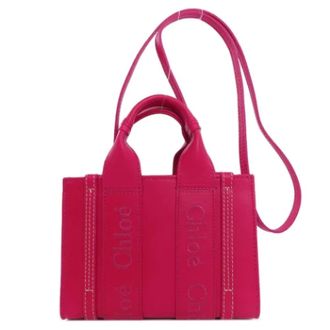 Chloé Pre-owned Handbags, female, Pink, Size: ONE SIZE Pre-owned Leather handbags