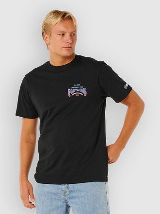 Rip Curl Meo Peniche Pro 26 Event T-Shirt schwarz