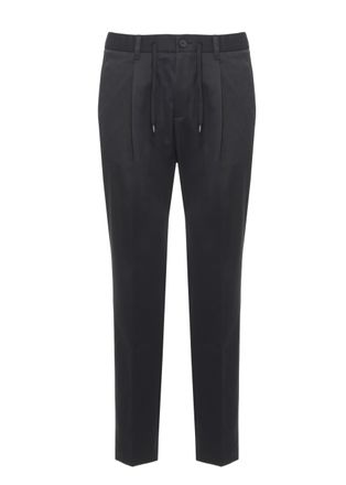 Herno Tailored Drawstring Pants with Adjustable Elastic Waistband