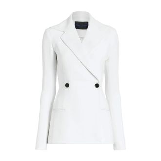 Proenza Schouler Blazers, female, White, XS, Stretch Marine Jacket in Suiting
