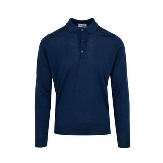 John Smedley Uomo, Maglie, Blu, M, new