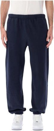Champion Reverse Weave Trainingsbroeken - Heren - Sweatpants - Blauw - L - Katoen - Broeken