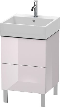 Duravit Duravit L-cube Mueble De Aseo Vertical 48,4 X 45,9 Cm, 2 Extra&iacute;bles, Para Vero Air 235050, Color: Laca Blanca Lila Alto Brillo - Lc677402727