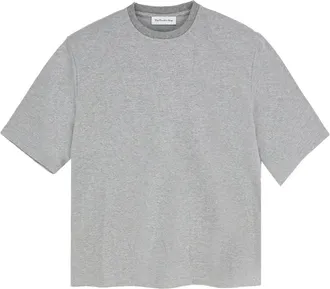Frankie Shop Tops, Dames, Grijs, 2Xs, Katoen, Hugo T-shirt met ronde hals