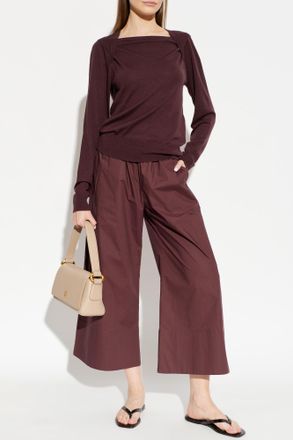 By Malene Birger Luisa Trousers, Womens, Burgundy