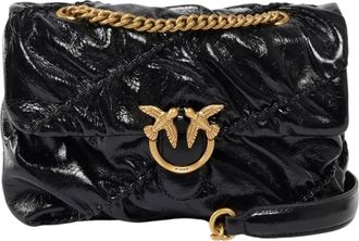 Pinko Love Puff Crinckle Mini New - - Bags - Donna - Nero - ONE SIZE