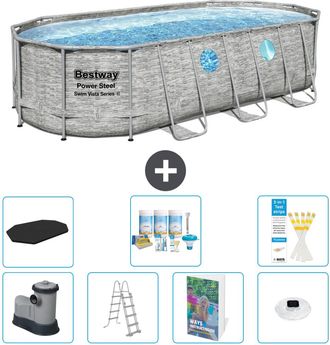 Bestway Piscina Bestway Power Steel Oval - 549x274x122 Cm - 8-piezas S576