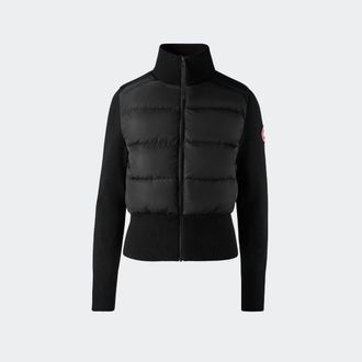 Canada Goose HyBridge Wide Quilt Knit Jacket (Women, Black, XS)