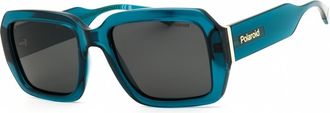 Polaroid Ladies Blue Oversized Sunglasses PLD6223SX
