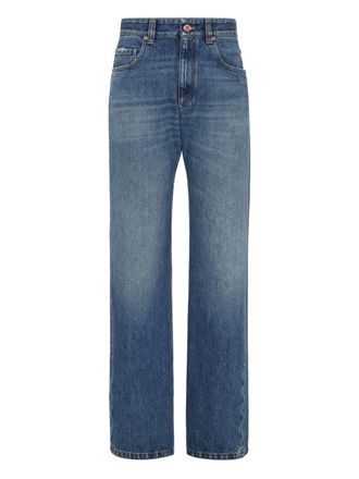 Brunello Cucinelli Jeans Column In Denim Authentic Con Monile-Donna