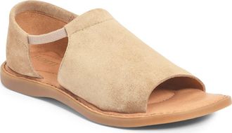 B&oslash;rn Cove Modern Sandal in Taupe Suede at Nordstrom, Size 10