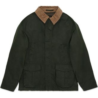 Fortela Bristol Waxed Cotton Jacket in Forest Green at Nordstrom, Size 52 Eu
