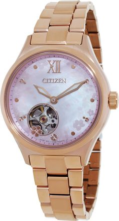 Citizen Automatic Mother of Pearl Dial Ladies Watch PC1017-96W