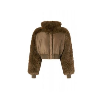 Pinko Pinko, Dames, Jassen, Beige, Maat: S