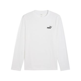 Puma ESS No 1 Logo Long Sleeve T-Shirt L White