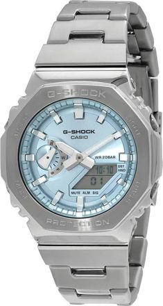 Casio G-Shock G-Steel 2100 Series Quartz Blue Dial Mens Watch GM2110D-2A